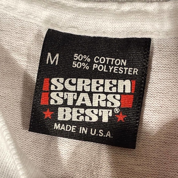 Vintage I Support Indiana University Athletics IU Hoosiers Shirt Medium USA - Picture 5 of 8